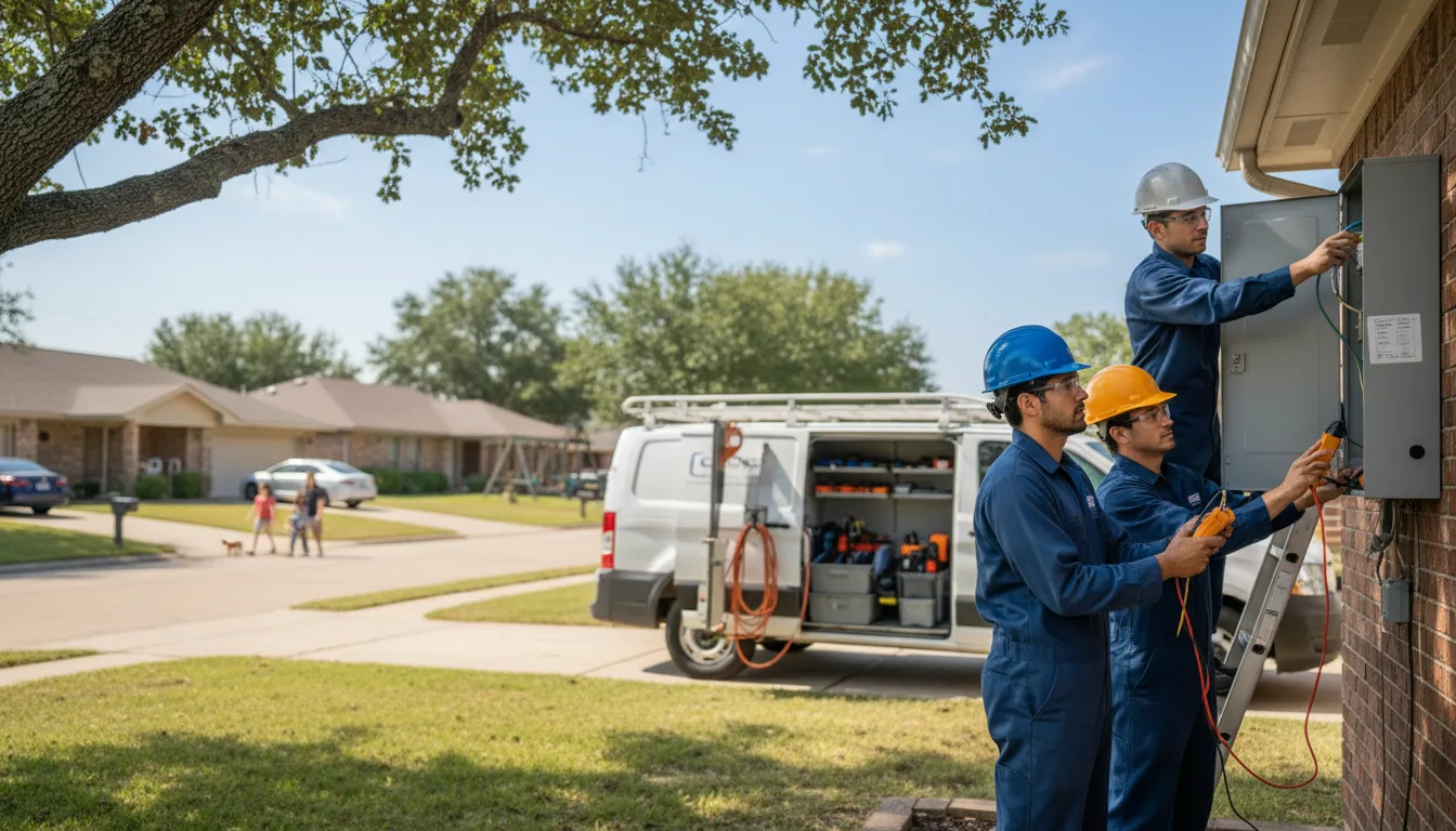 Certified electrician providing emergency electrical services in Oregon, WI